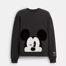 Disney X Coach Wink Mickey Crewneck Sweatshirt CK697