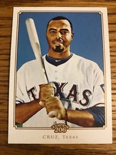 Nelson Cruz 2010 Topps 206 Rangers Card #130   *2993*