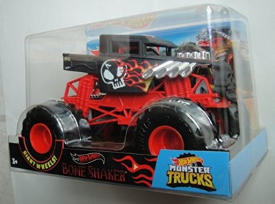 Hot Wheels MONSTER JAM 1:24 SCALE, 2018 RELEASE BONE SHAKER ~NEW