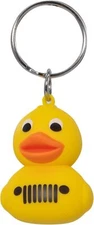 Plasticolor Key Chain, Jeep Rubber Duck with Grill PVC Key Chain