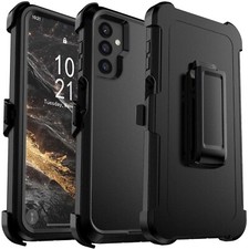 For Samsung Galaxy A14 4G 5G Case Heavy Duty Hybrid Rugged Cover Clip Holster