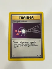 2002 Legendary Collection 107/110 Energy Retrieval - Trainer - Retro Reprint- NM