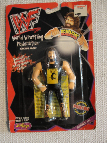 Cactus Jack Bend-Ems WWF 1998 Just Toys 4.5
