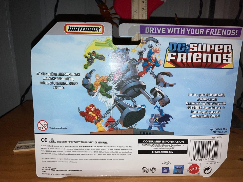 Matchbox Collectibles Batman DC Super Friends 5 Cars Brand New Sealed Rare - Image 3 of 3