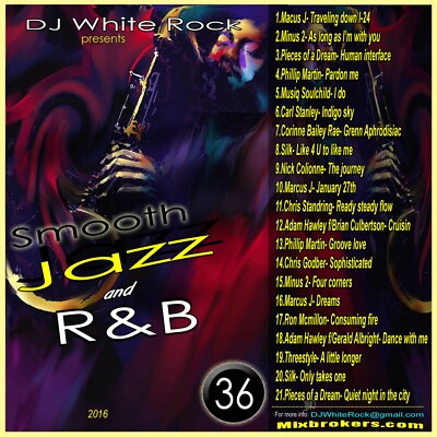 DJ White Rock Smooth Jazz and R&B 5 PK Bundle ( Vols. 36 - 40 ) | eBay