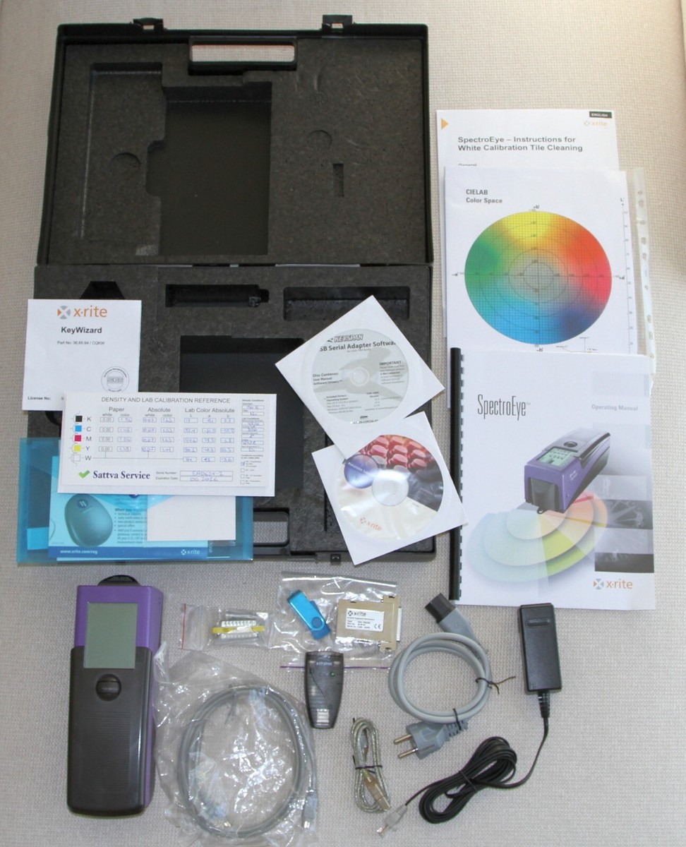 Gretag Macbeth (X-Rite) SpectroEye spectrophotometer _ ΔE 2000