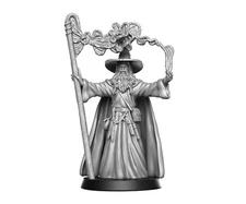 Fizban Wizard Dragonlance Fantasy Miniature D&D Pathfinder Tabletop Game