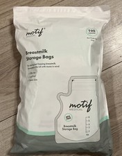 Motif Medical Breast Milk Storage Bags Lot Of 2 8oz Single Use 200 Count Total
