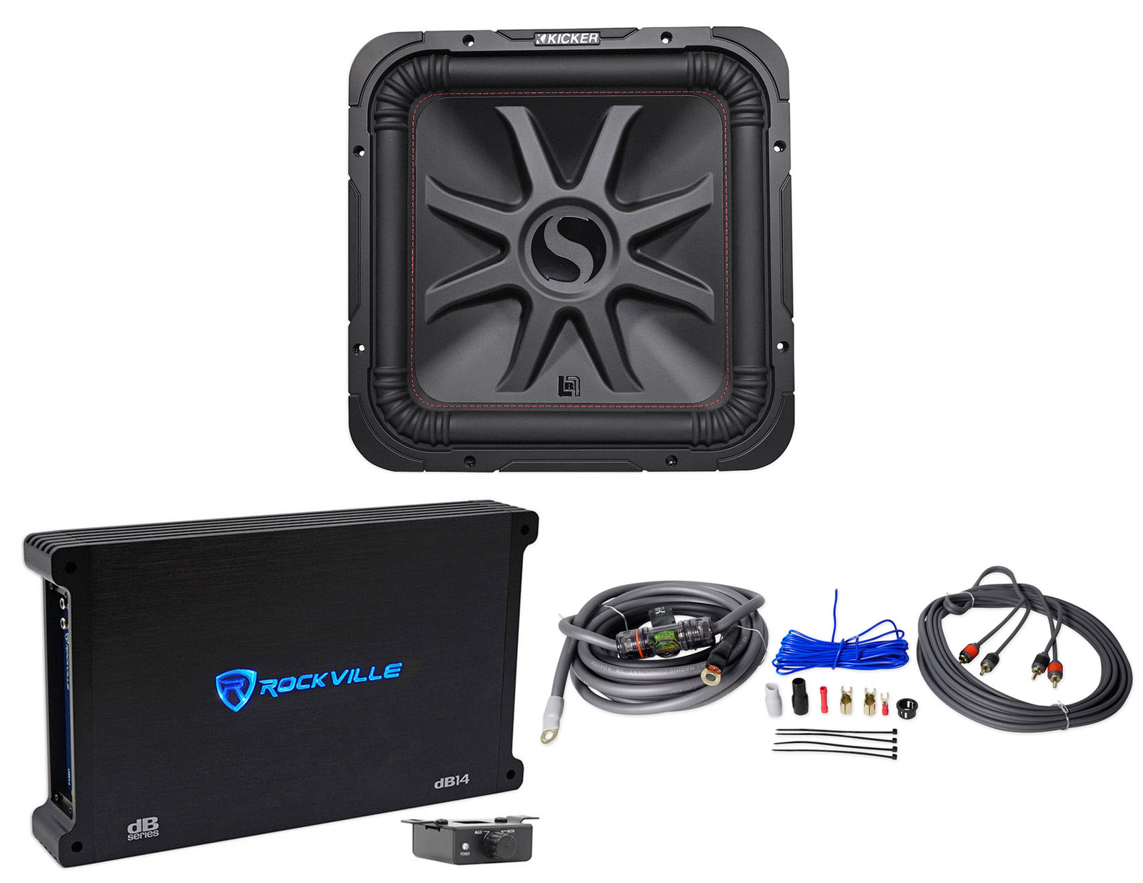 Автомобильный сабвуфер KICKER 45L7R154 15 1800 Вт L7R моноусилитель Комплект усилителей L7R154 81490₽