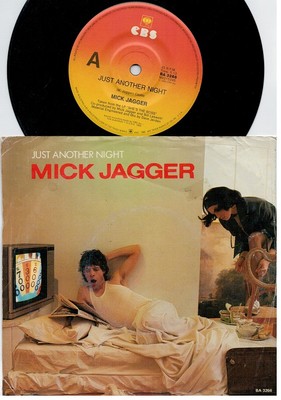 MICK JAGGER ROLLING STONES Just another night 45rpm 7' + PS 1985 AUSTRALIA EX+