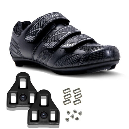Zol Stage Road Cycling Shoe with Look Delta Cleats Compatible with Peloton - Picture 1 of 3