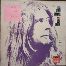John Mayall USA Union Vinyl Record LP VG/G+ 2425020 1970
