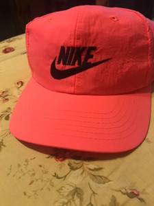 neon pink nike hat