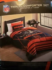 NFL CHICAGO BEARS TWIN/TWIN XL COMFORTER SET OFFICIALLY LICENSED 