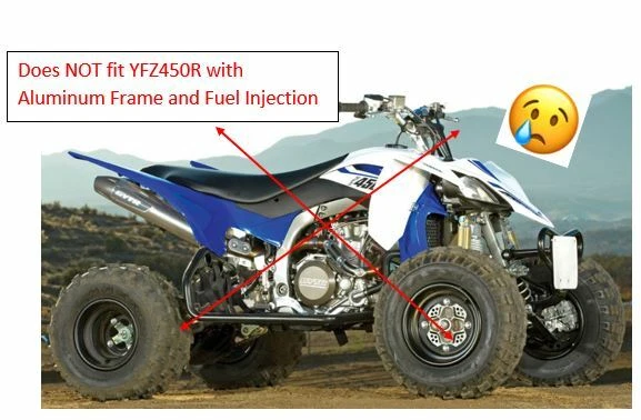 Yamaha YFZ 450  A Arms +2  +1 Chromoly  Fully Adjustable  06 & Up    Alba Racing - Bild 3 von 4