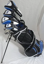 2025 Mens Complete 12 Golf Club Set Driver, Woods, Hybrid, Irons SW Putter Reg