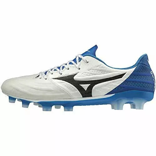 Mizuno REBULAサッカーシューズ ホワイト/ブルー MIZUNO レビュラ 2 V1 JAPAN ホワイト×ブルー 【MIZUNO|ミズノ