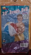 Sunco 20" 50 cm Beach Ball Water Toy 1998 Brand New Sealed Vintage Beach Ball
