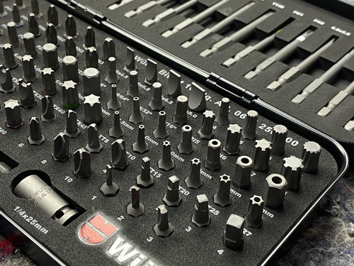 Würth Bit-Set Im Koffer – 105-teilig Mit Standard- & Sicherheitsbits, 1/4 Zoll