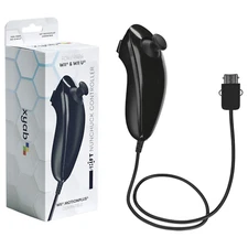 XYAB SHIFT Wired Nunchuck Controller for Nintendo Wii / Wii U - Black