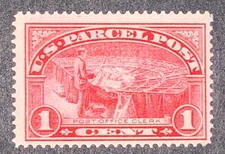 TRAVELSTAMPS: 1913 US SCOTT #Q1 ,1c PARCEL POST OFFICE CLERK MOGLH