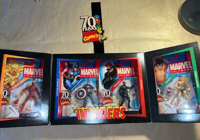 Marvel Universe 70 Years of Marvel Comics The Invaders 4 Pack SDCC