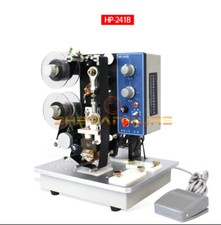 220V Electric Ribbon Coding Machine MFG Lot Number Date Stamping Machine HP-241B