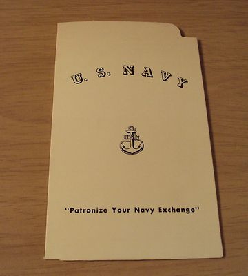 UNIQUE 1950's U.S. NAVY Base Exchange PHOTO/Negative Holder~Comic SAILOR Illust~