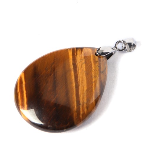 8 Pcs Lots Angel's Tear Genuine Amethyst Agate Onyx Quartz Silver Pendants Set - Picture 9 of 9