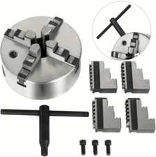 MANDRINO AUTOCENTRANTE PER TORNIO 4+4 GRIFFE Ø 100mm 