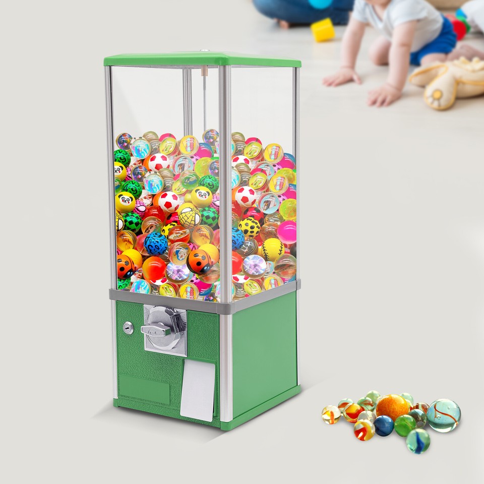 26*26*64cm Gumball Machine with Keys - Modern Bubble Gum Candy ...