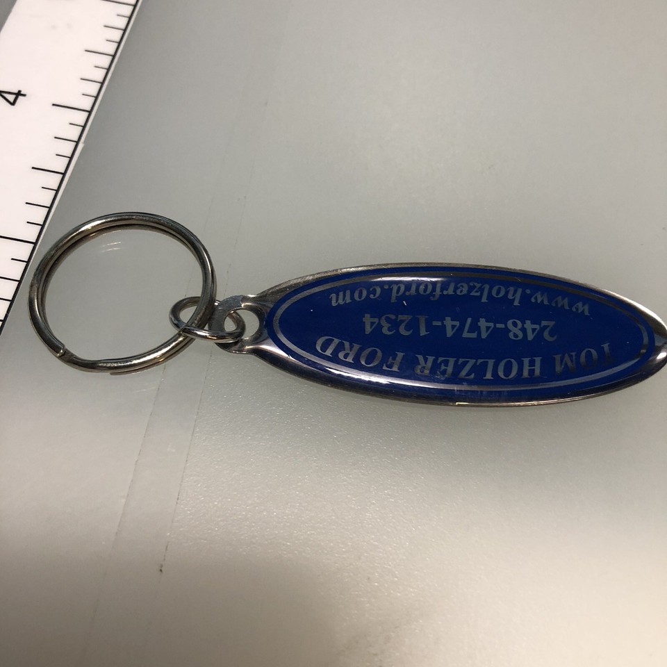 Farmington Hills MI Tom Holzer Ford Michigan Auto Car Dealer Keychain