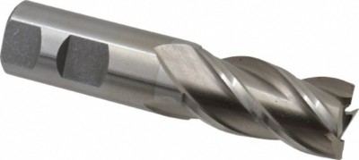 Value Collection 1'', 2'' LOC, 1'' Shank Diam, 4-1/2'' OAL, 4 Flute, High Speed S...