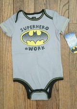 Infant Boys 12M Batman Super Hero At Work Bodysuit/One-Piece