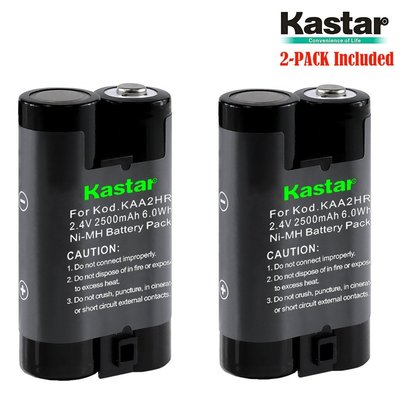 2x Kastar Battery for Kodak KAA2HR EasyShare C315 CD33