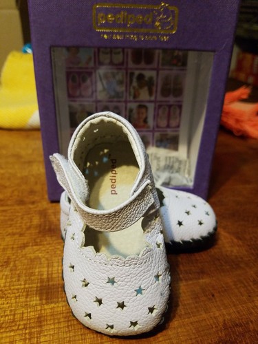 Pediped Original Zoe Lavander Infant Mary Jane Crib Shoes Size 0-6 Months NEW - Picture 4 of 7