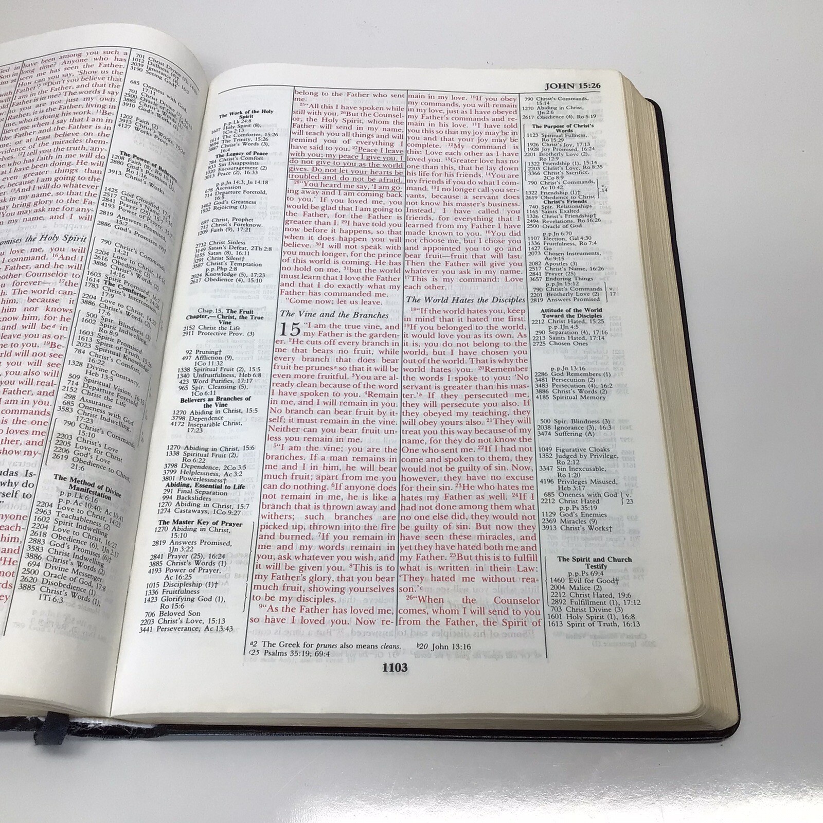 Thompson ChainReference Bible NIV Red Letter Edition 1983 Kirkbride