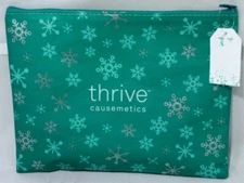 Thrive Causemetics Set Make-up Clutch Bag ≈8" x 10"
