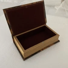 Vintage Faux Book Hideaway Storage Box Secret