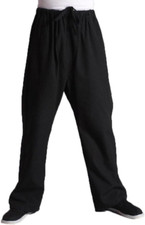 Men'S Martial Arts Pants - Chinese Kung Fu Harem Trousers - Cotton