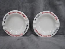 B&W Ashtray Viceroy The Taste That's Right Ceramic 4 3/4" Diameter 2 Piece