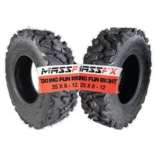 Massfx 25x8-12 Front Off-road Tire Atv Utv Or Sxs Tire 2 Pack