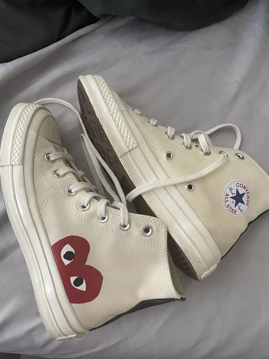 craft social Emotion Size 4 Men's, 6 Women's Converse All Star High x Comme des Garcons Milk 2015  | eBay