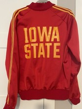 Vintage Iowa State University Karate Adidas Style Satin Track Sweatsuit