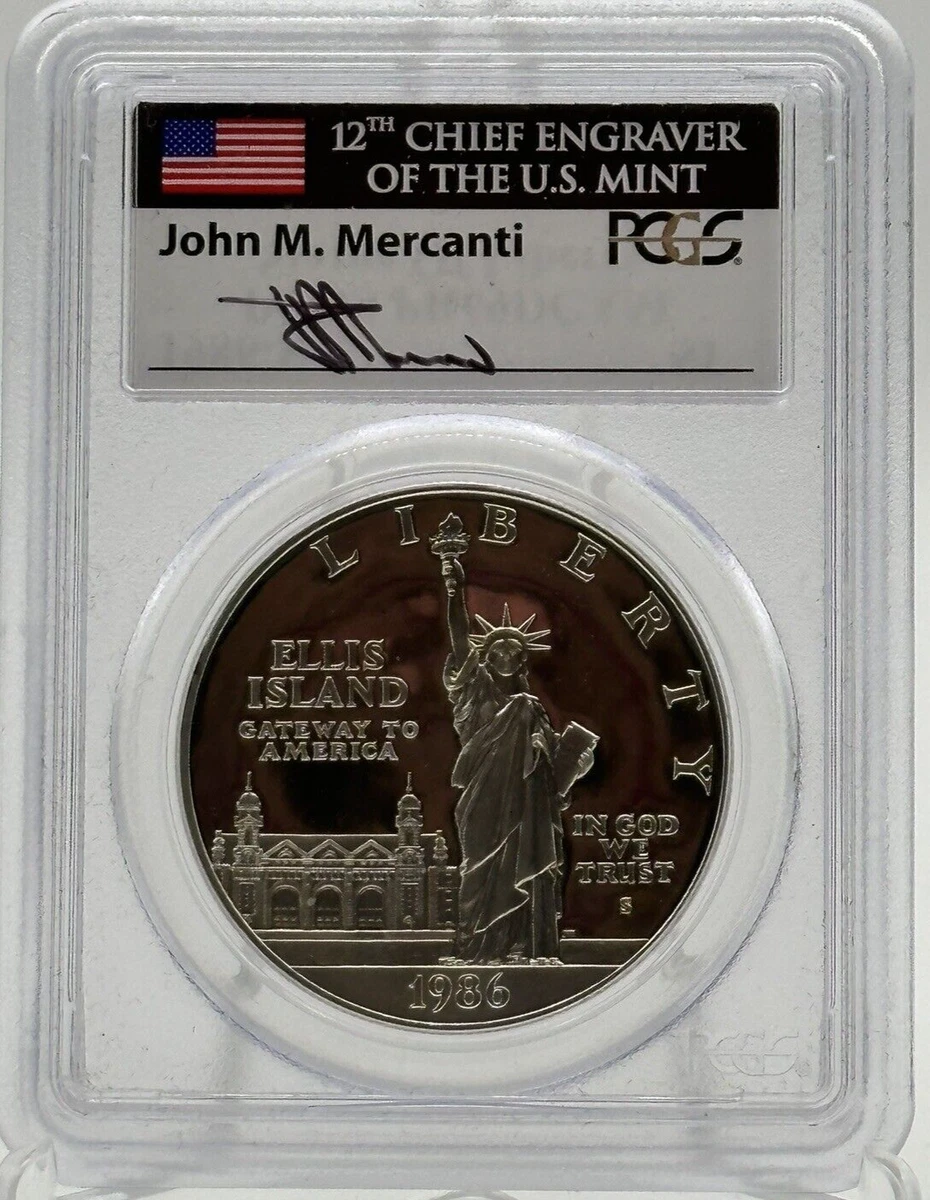PCGS Certified PR 69 Graded 1986 US Commemorative Coins for sale