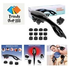 Lightweight Handheld Body Massager with Adjustable Speeds for Full Relaxation