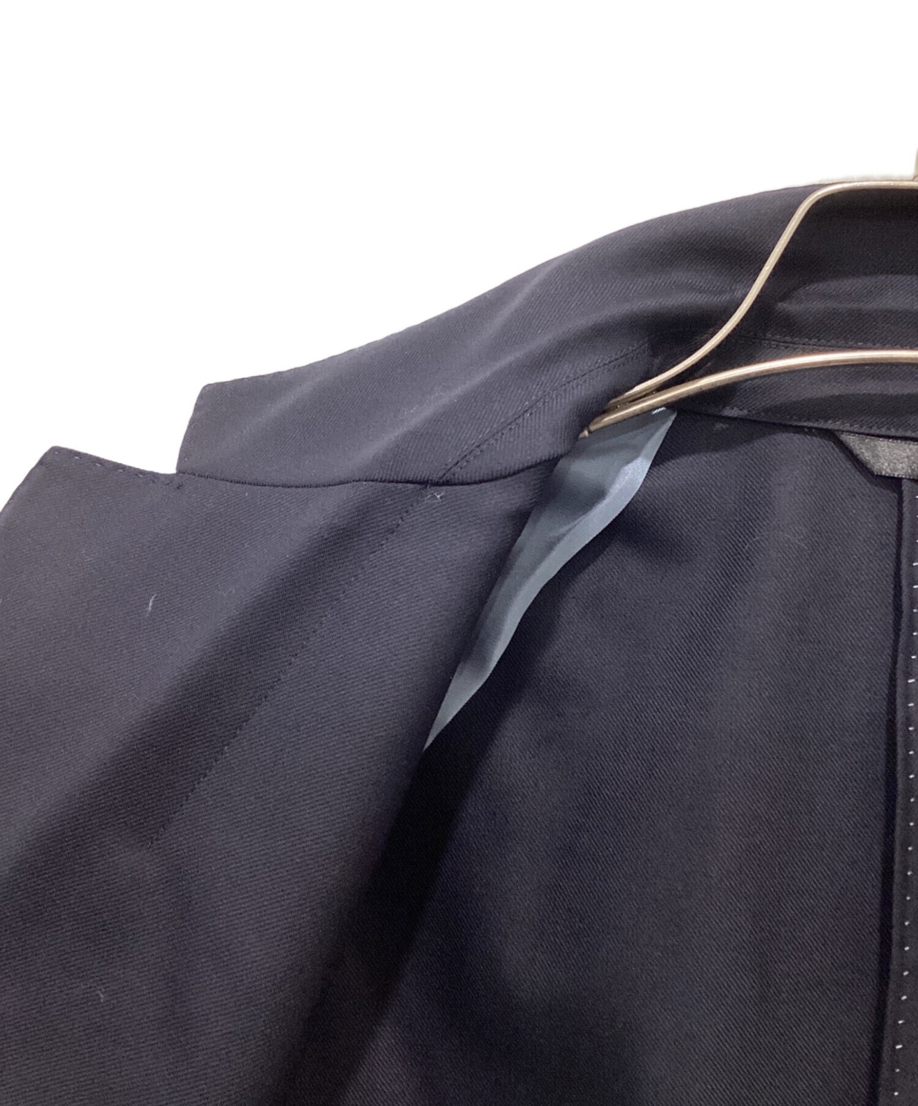 PAUL SMITH Solid wool stretch jacket Size: L Navy… - image 7