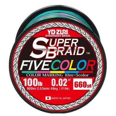 Yo-Zuri Superbraid: The 5-Color Floating Braid That's Strong Like 100 Lions!