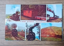 CASS SCENIC RAILROAD 165939 SET OF 3 POST CARDS