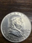 Rare 1948 Unc  Franklin Half Dollar Full Bell Actual Coin. Better grade Keydate